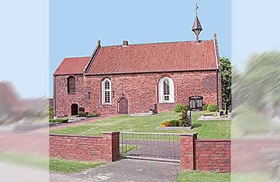 ev.-ref. Kirche Gandersum - auf der Warft