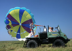 Parasailing - Startvorbereitungen