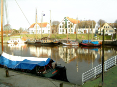 Grood Hus mit Hafen