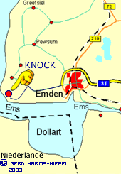 Karte: Lage der Knock